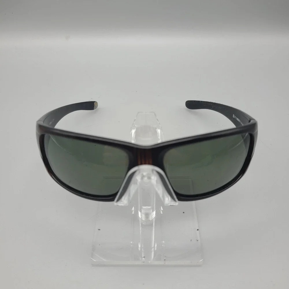 Optic Nerve Contra 18009 Polarized Sunglasses Brown Woodgrain Wrap Sport Mens